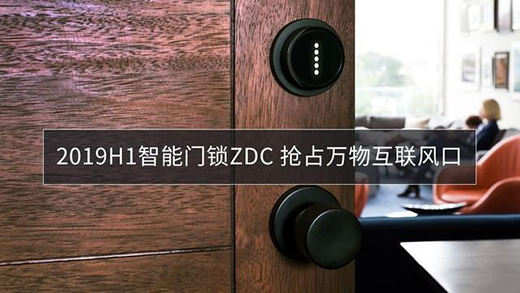 2019H1智能門鎖ZDC:搶占物聯風口 馬太效應加劇